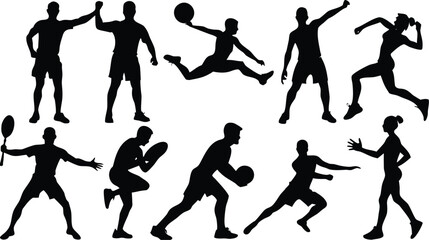 Sports & Fitness Silhouettes Pack
