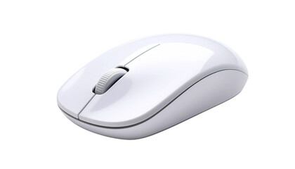 A modern black wireless computer mouse with scroll wheel and buttons is an essential office and business accessory