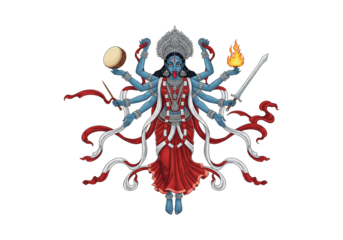 Kali Goddess Art Illustration