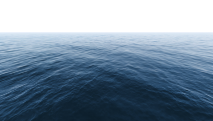 An abstract, serene seascape featuring calm ocean waves under a dark, cloudless sky at night