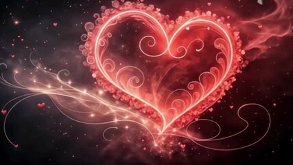 Shows a glowing red heart formed.jpg.mp4