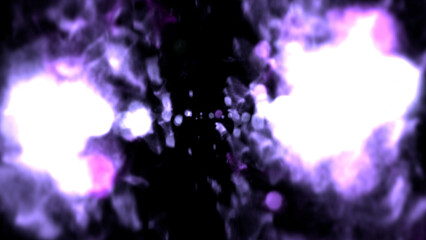 Experience the vibrant energy of a nebula cloud, a stunning explosion of purple light in deep space