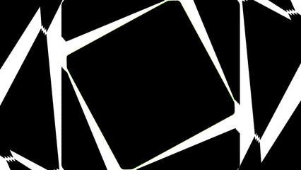 Dynamic abstract black and white pattern creates a modern edgy background with bold contrast