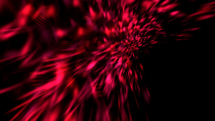 Dynamic red light streaks on dark backdrop create vibrant energy for technology or futuristic themes