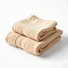 Photorealistic Folded Bath Towel Mockup