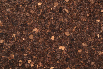 Texture of dark cork surface