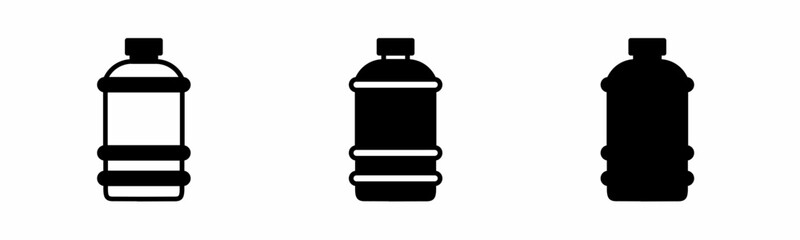  Gallon icon on white background. Vector logo gallon illustration.