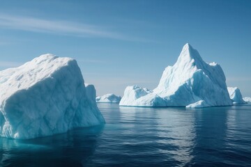 A Serene Arctic Ocean Scene
