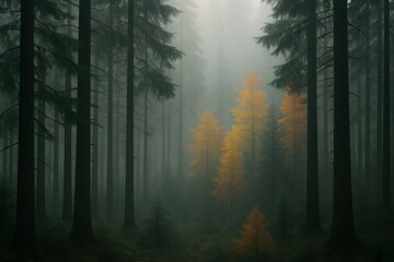Obraz premium A Glimpse into the Mystical Depths of Nature
