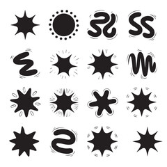 Assorted Starburst Shape Pack