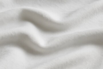 Fototapeta premium The Subtle Dance of Light on a Crisp White Fabric