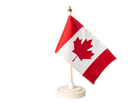  Table flag of Canada isolated
