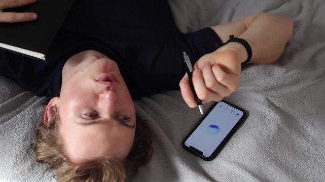 Relaxing with artificial intelligence as if talking to a trusted companion letting the digital presence bring comfort inspiration and a feeling that technology listens and understands