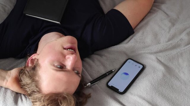 Relaxing with artificial intelligence on a quiet day letting thoughts flow freely while technology remains a steady presence offering calm inspiration and a sense of gentle connection