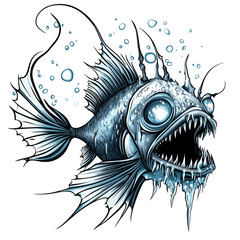 Obraz premium Ocean Fantasy Creatures - 58