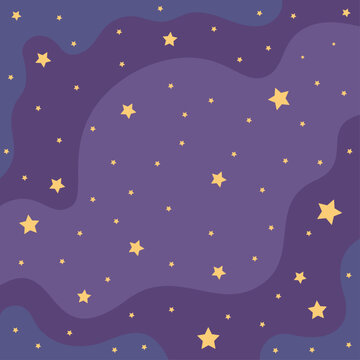 Abstract stars background simple vector illustration