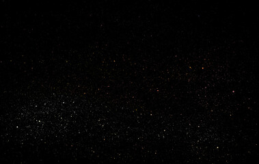 Space star shape sky night background, black starry cosmos abstract pattern dark blue science, textile cosmic galaxy astronomy decoration fantasy wallpaper landscape.