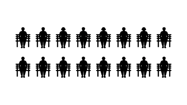 silhouettes of people - Powered by Adobe