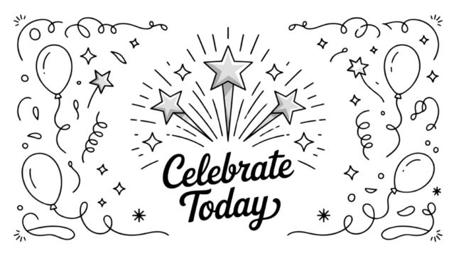 Abstract glowing starbursts on a dark background