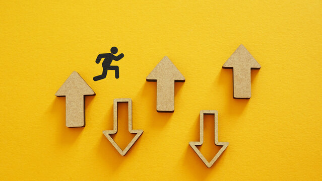 Success and career growth from the beginning. Motivate to personal development and growth talented staff