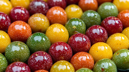 colorful thai dessert luk chup