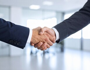 businessmen shaking hands