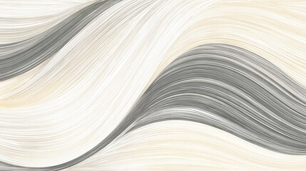 Abstract Beige Gray Wave Pattern