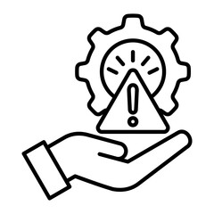 Risk Management Icon