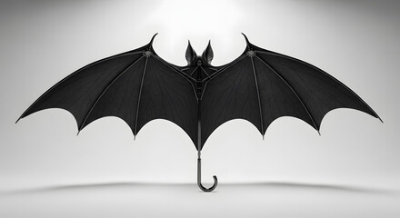 Gothic Bat Umbrella A Darkly Elegant Accessory