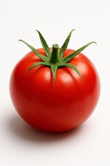 Fresh Red Tomato Isolated on White Background