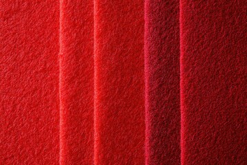 Fototapeta premium Detailed Red Fiber Texture with Vertical Gradient Pattern and Light Reflection