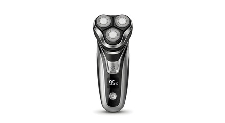 Electric Shaver with Digital Display and Ergonomic Design
