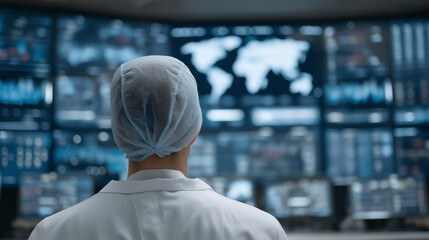 Doctors managing data during critical procedure overload