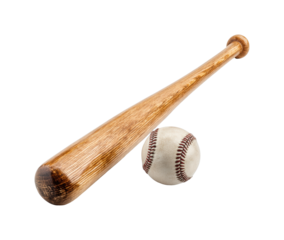 Baseball action field sports equipment game play isolated on transparent background, png