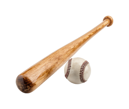 Baseball action field sports equipment game play isolated on transparent background, png