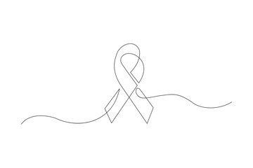 aids awareness ribbon,
AIDS Awareness Ribbon One Line Art – Continuous Drawing for World AIDS Day, Colored One Line Symbol