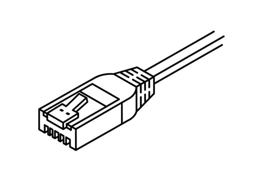 Ethernet Cable clip art preview