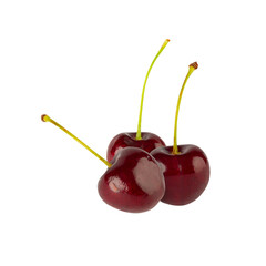 Cherry, cutout, full depth of field.