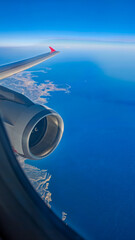 Soaring above the clouds, connecting worlds with every flight