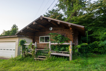 日本の島根県で見た古くてとても美しい建物