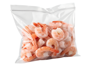 Bag of Frozen Cooked Shrimp