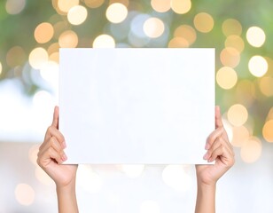 Obraz premium 何も書かれていない空白の掲げられたホワイトボード