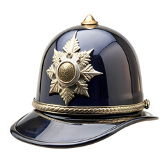 Metropolitan Police Helmet A CloseUp View