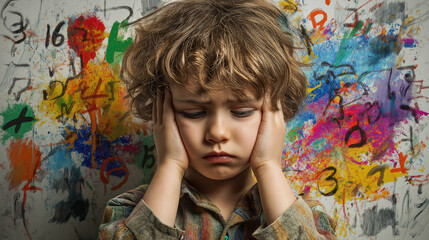 Disruptive, Impulse-Control, and Conduct. Disorders Depicting Emotional Turmoil and Behavioral Challenges. Global Developmental Delay, Intellectual Developmental Disorder - Children Mental Health