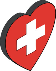 Obraz premium hospital element svg