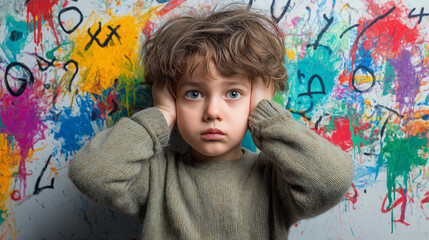 Disruptive, Impulse-Control, and Conduct. Disorders Depicting Emotional Turmoil and Behavioral Challenges. Global Developmental Delay, Intellectual Developmental Disorder - Children Mental Health