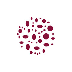 Abstract Polkadot Background