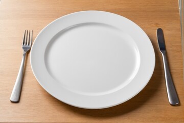 皿, フォーク, 中身のない, テーブル, 白, ナイフ, 料理, ダイナー, レストラン, 食べ物, 設定, 食事, 