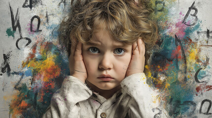 Disruptive, Impulse-Control, and Conduct. Disorders Depicting Emotional Turmoil and Behavioral Challenges. Global Developmental Delay, Intellectual Developmental Disorder - Children Mental Health