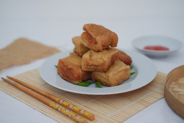 Golden Fried Tofu A Delicious Indonesian Snack